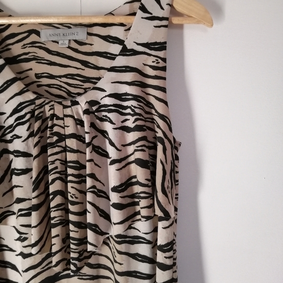 Anne KLEIN LÉOPARD DRESS SIZE - Picture 2 of 4